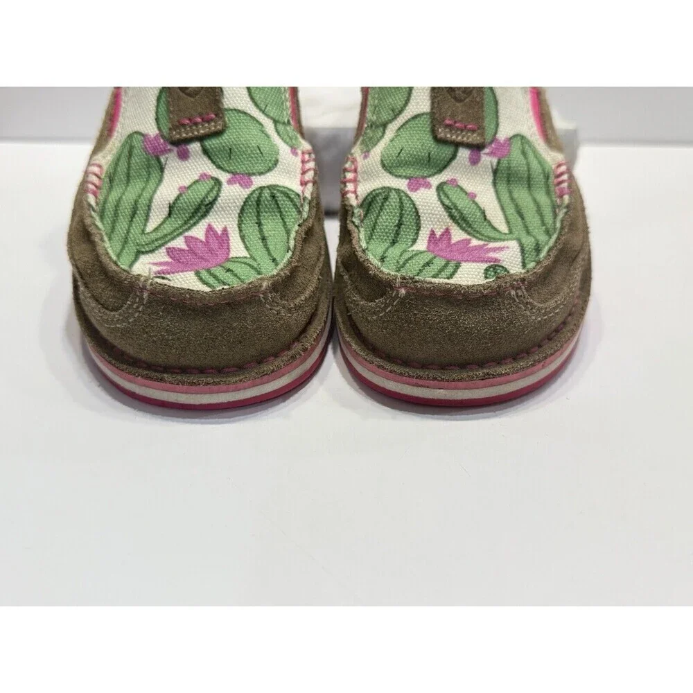 Ariat Women’s Size US 8B Cowgirl Rugged West Cactus Print Cruiser Shoes Suede - Picture 8 of 13